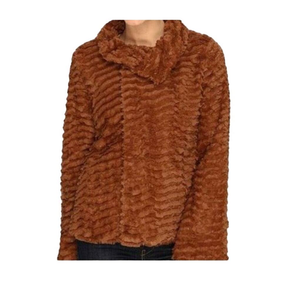 Patagonia Pelage Jacket Teddy Coat Faux Fur Cabincore Cozy Brown Size Medium